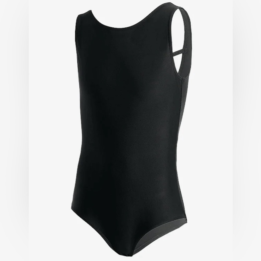 Girls Lattice Back Tank Leotard, size medium. Never worn.